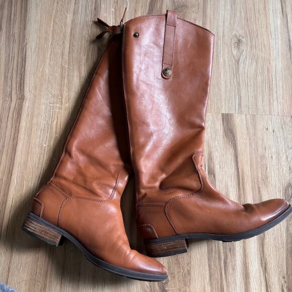 Sam Edelman Tall Shaft Boot Penny Whiskey 6.5m - Picture 1 of 8